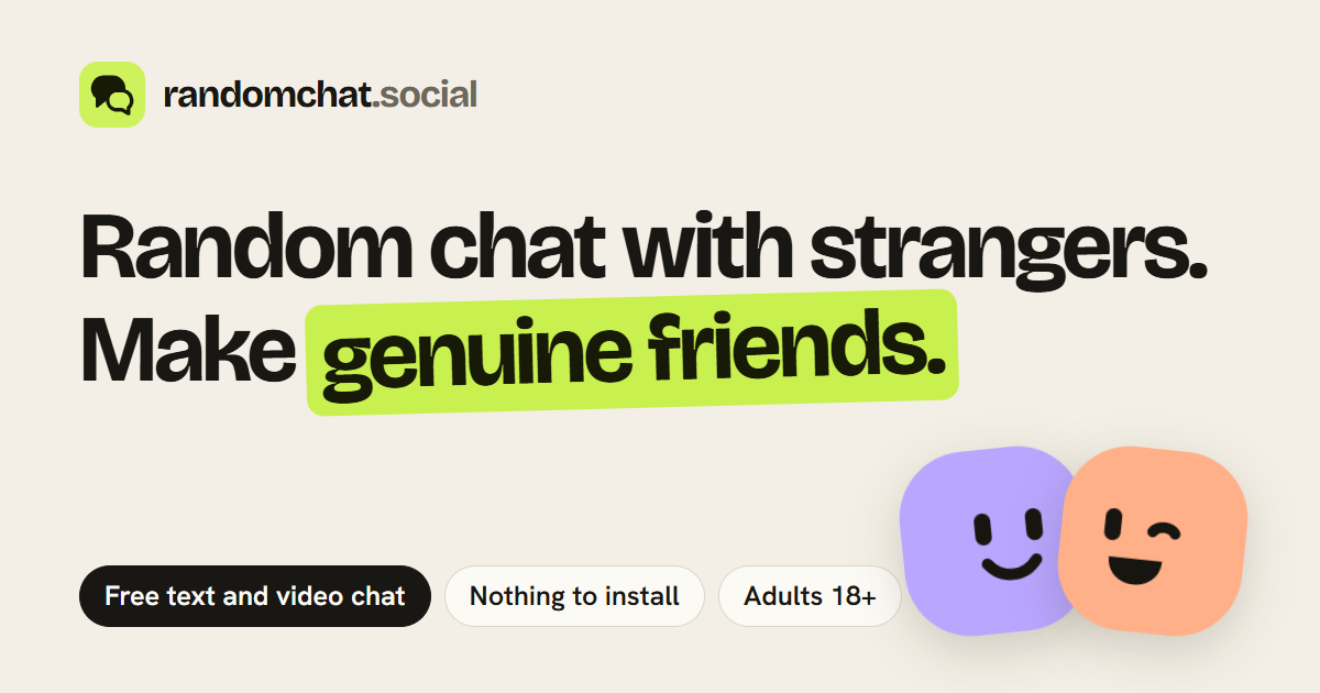 Omegle shut down years ago, so I built a modern, clean alternative with interest matching and zero m